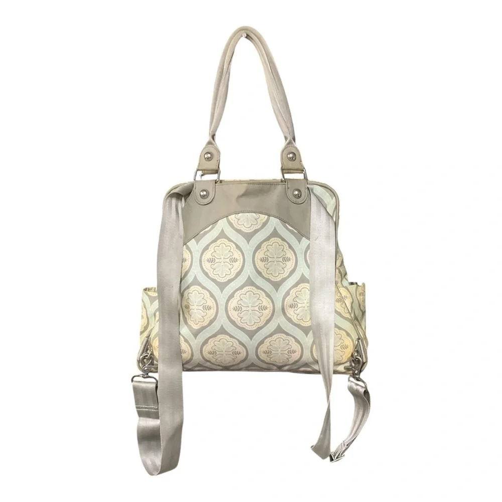Petunia Pickle Bottom Diaper Bag Backpack Zip Top Gray Breakfast‎ In Berkshire